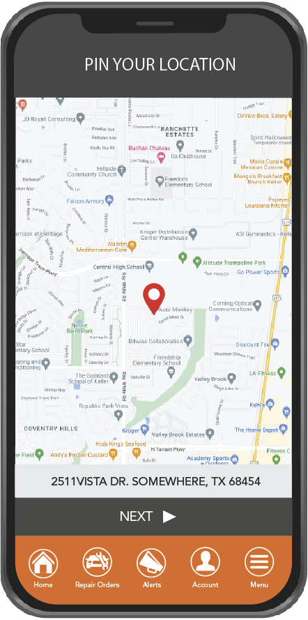 Pin Your Location using the Auto Monkey app
